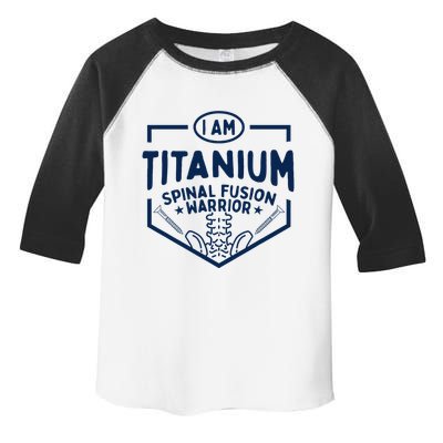 Titanium Spinal Fusion Warrior Spine Surgery Toddler Fine Jersey T-Shirt