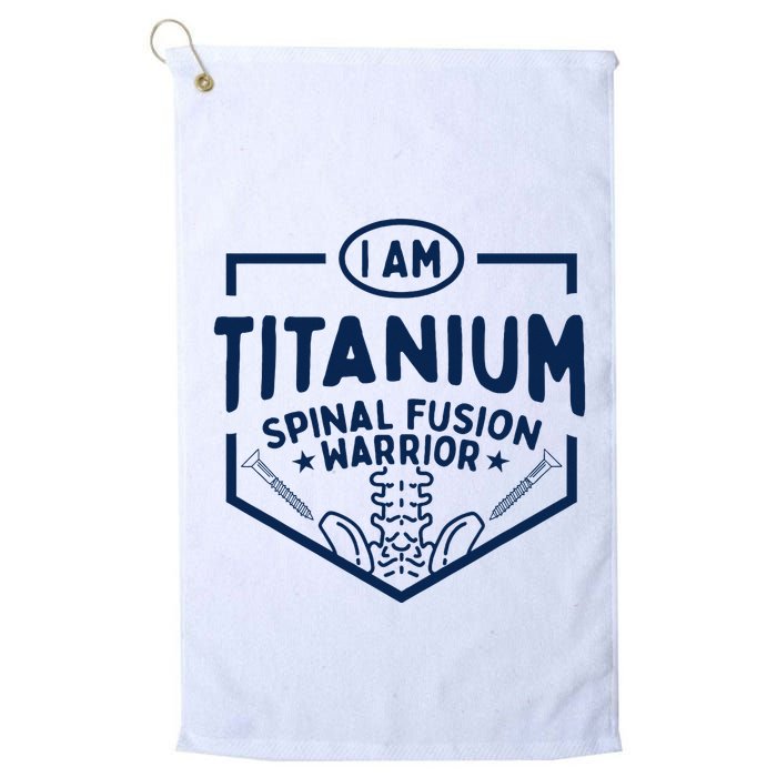Titanium Spinal Fusion Warrior Spine Surgery Golf Towel