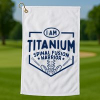 Titanium Spinal Fusion Warrior Spine Surgery Golf Towel