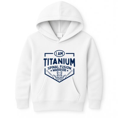 Titanium Spinal Fusion Warrior Spine Surgery Kids Hoodie