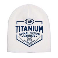 Titanium Spinal Fusion Warrior Spine Surgery Short Acrylic Beanie