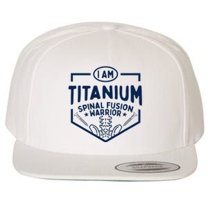 Titanium Spinal Fusion Warrior Spine Surgery Wool Snapback Cap