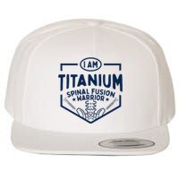 Titanium Spinal Fusion Warrior Spine Surgery Wool Snapback Cap