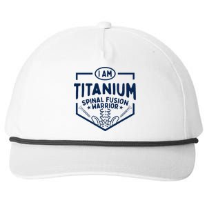 Titanium Spinal Fusion Warrior Spine Surgery Snapback Five-Panel Rope Hat