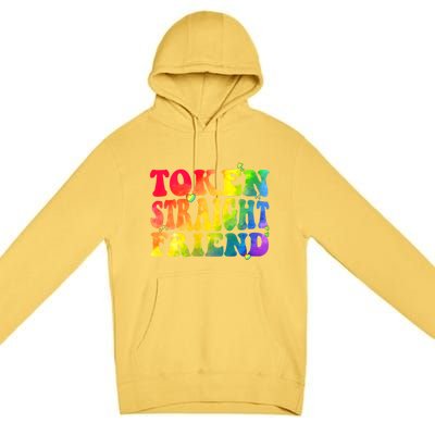 Token Straight Friend Rainbow Colors Premium Pullover Hoodie