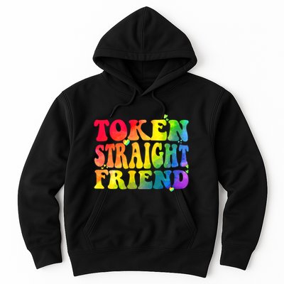 Token Straight Friend Rainbow Colors Hoodie