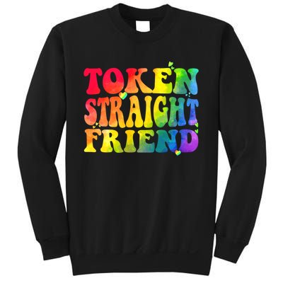 Token Straight Friend Rainbow Colors Sweatshirt