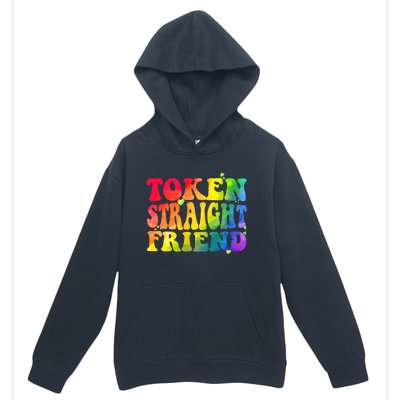 Token Straight Friend Rainbow Colors Urban Pullover Hoodie