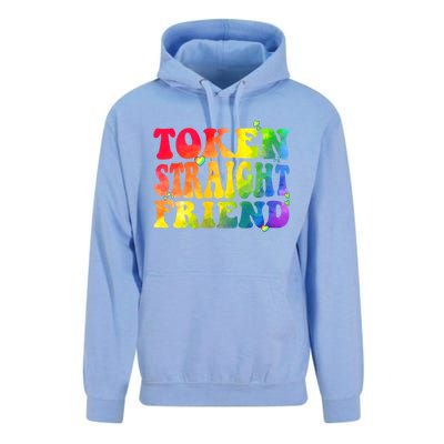 Token Straight Friend Rainbow Colors Unisex Surf Hoodie