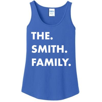 The Smith Family Last Name Family Reunion Vacation Trip Cute Gift Ladies Essential Tank