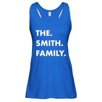 The Smith Family Last Name Family Reunion Vacation Trip Cute Gift Ladies Essential Flowy Tank