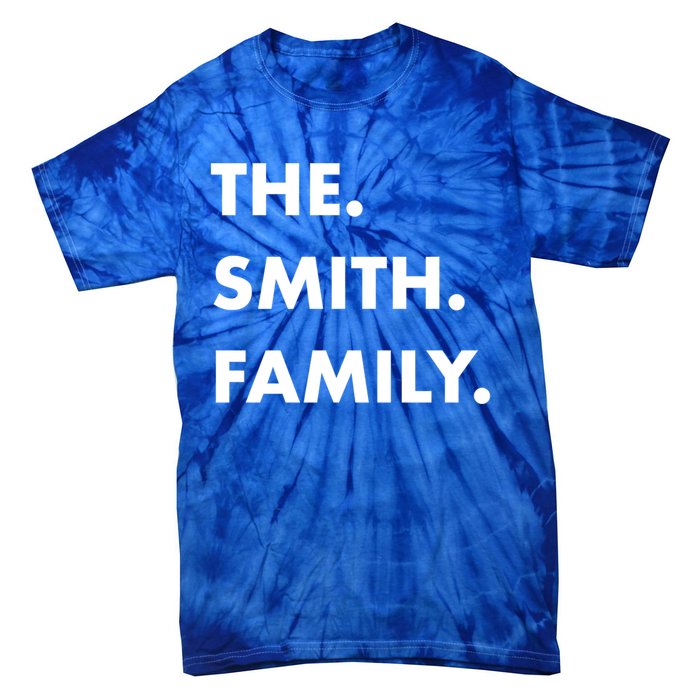 The Smith Family Last Name Family Reunion Vacation Trip Cute Gift Tie-Dye T-Shirt