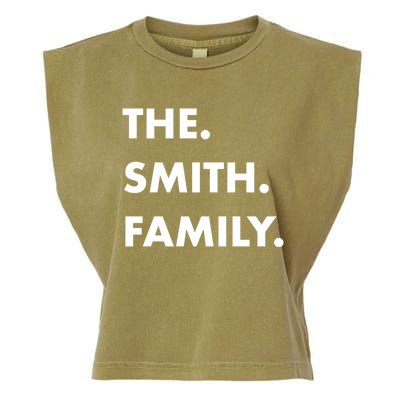 The Smith Family Last Name Family Reunion Vacation Trip Cute Gift Garment-Dyed Women's Muscle Tee