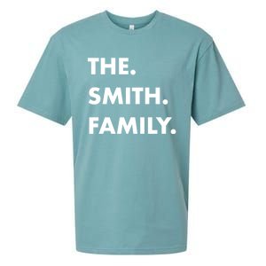 The Smith Family Last Name Family Reunion Vacation Trip Cute Gift Sueded Cloud Jersey T-Shirt