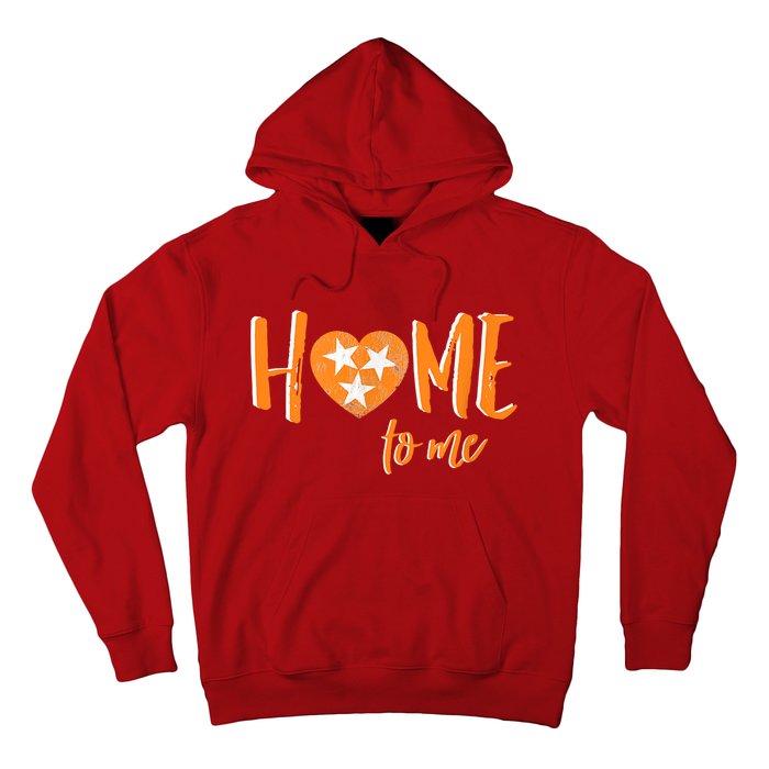 Tennessee State Flag Heart Love My State Football Home Fan Hoodie