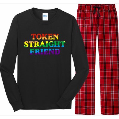 Token Straight Friend Rainbow Colors Long Sleeve Pajama Set