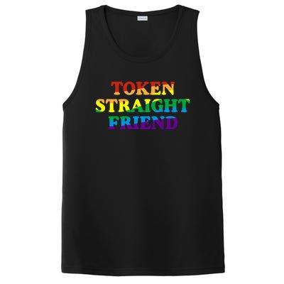 Token Straight Friend Rainbow Colors PosiCharge Competitor Tank