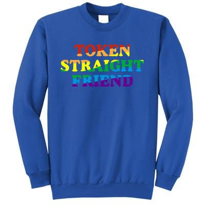 Token Straight Friend Rainbow Colors Sweatshirt