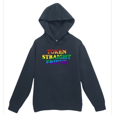 Token Straight Friend Rainbow Colors Urban Pullover Hoodie