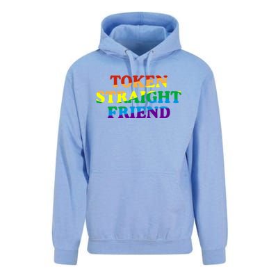 Token Straight Friend Rainbow Colors Unisex Surf Hoodie