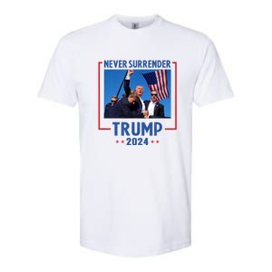 Trump Speech Fist In The Air Pennsylvania Trump 2024 Gift Softstyle CVC T-Shirt