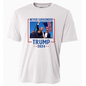 Trump Speech Fist In The Air Pennsylvania Trump 2024 Gift Cooling Performance Crew T-Shirt