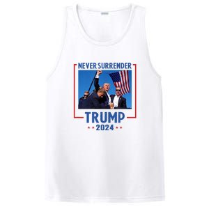 Trump Speech Fist In The Air Pennsylvania Trump 2024 Gift PosiCharge Competitor Tank