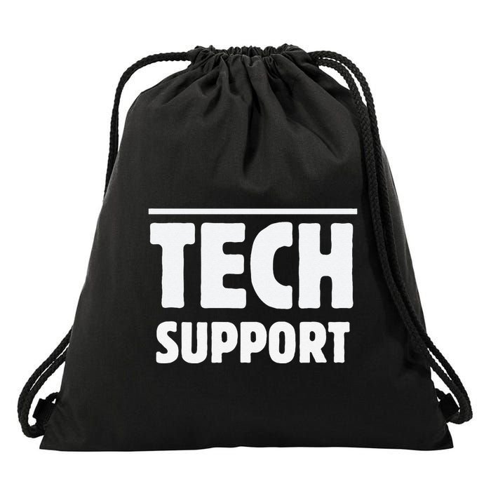 Tech Support – Funny It Helpdesk Geek Gift Drawstring Bag
