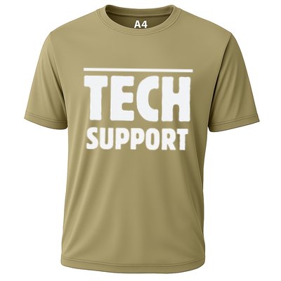 Tech Support – Funny It Helpdesk Geek Gift Cooling Performance Crew T-Shirt