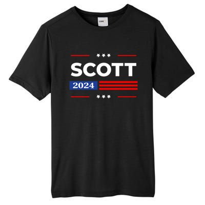 Tim Scott 2024 For President Tall Fusion ChromaSoft Performance T-Shirt