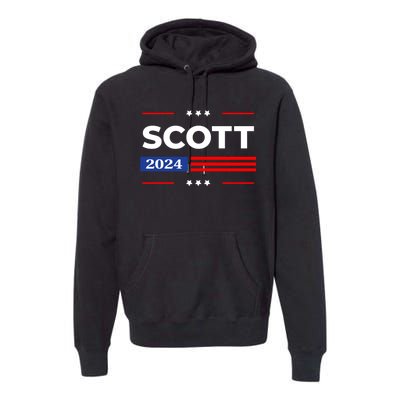 Tim Scott 2024 For President Premium Hoodie