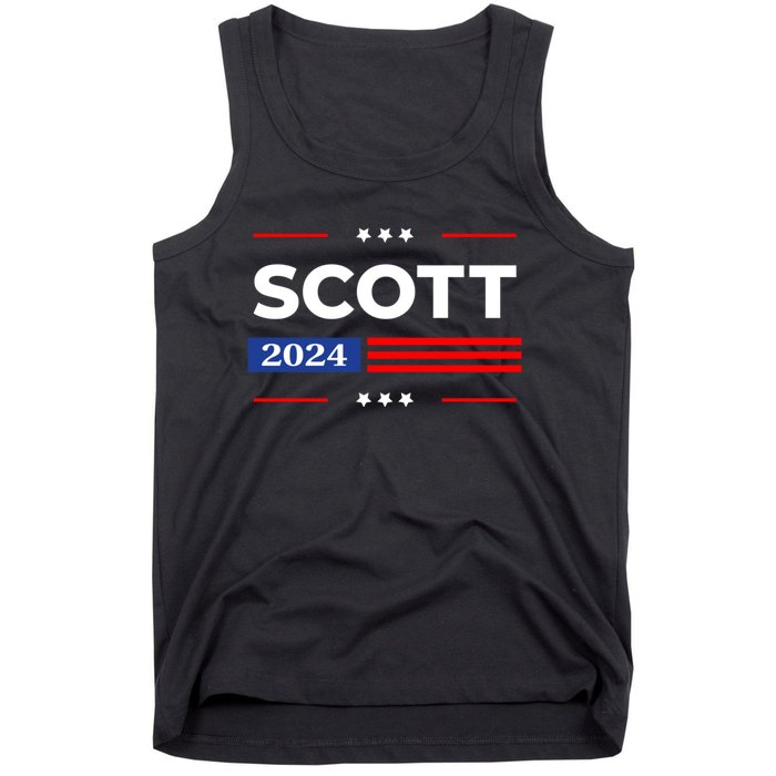 Tim Scott 2024 For President Tank Top