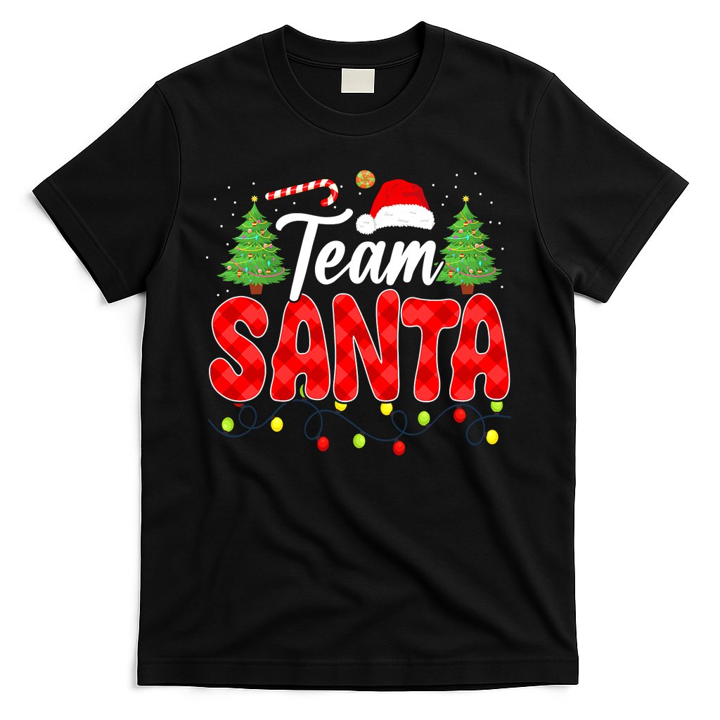 Team Santa Family Group Matching Christmas Pajama Party T-Shirt
