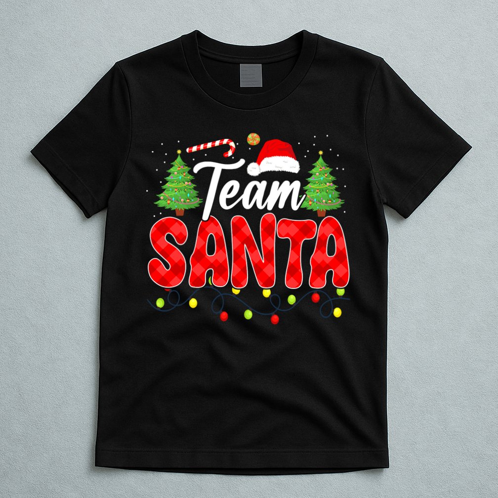 Team Santa Family Group Matching Christmas Pajama Party T-Shirt