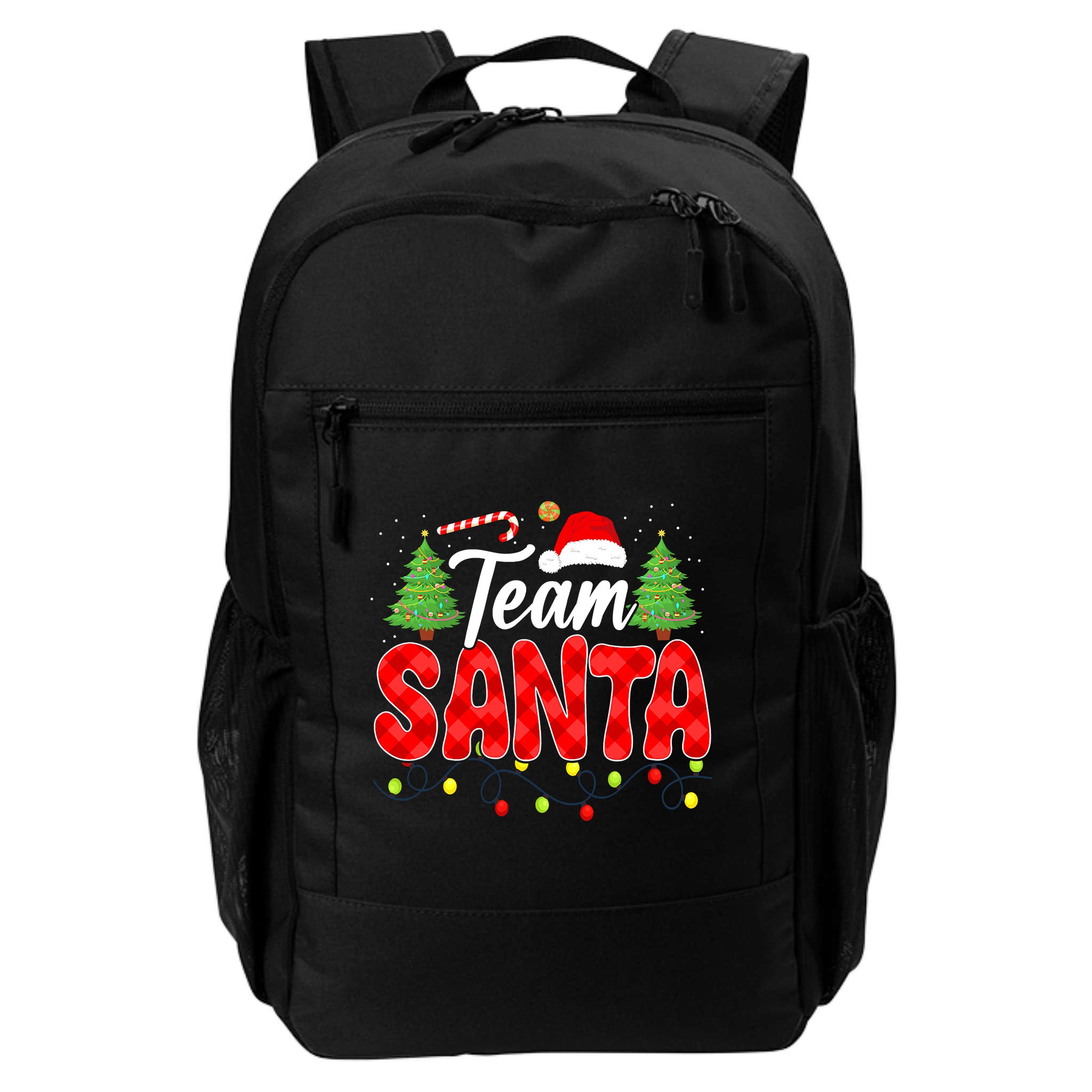 Team Santa Family Group Matching Christmas Pajama Party Backpack