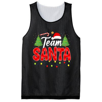 Team Santa Family Group Matching Christmas Pajama Party Mesh Reversible Basketball Jersey Tank