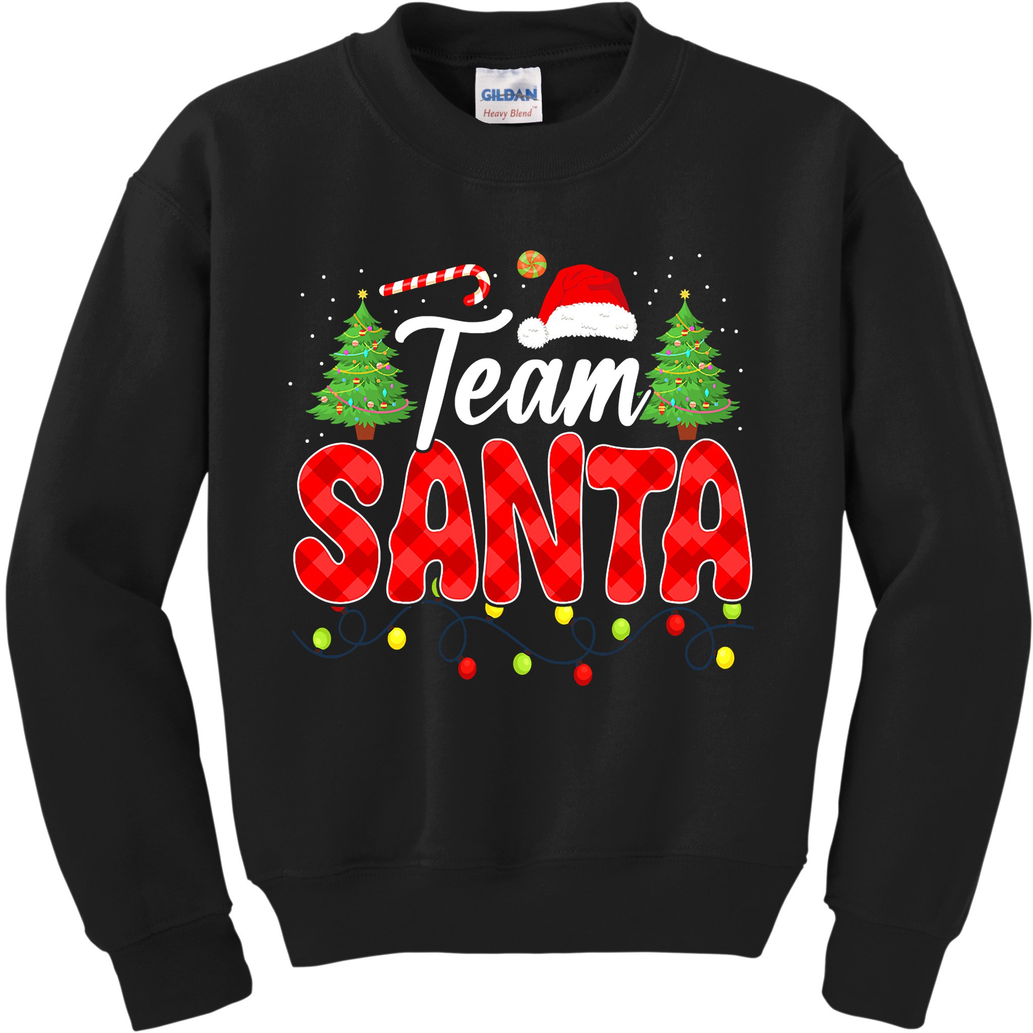Team Santa Family Group Matching Christmas Pajama Party Kids Sweatshirt