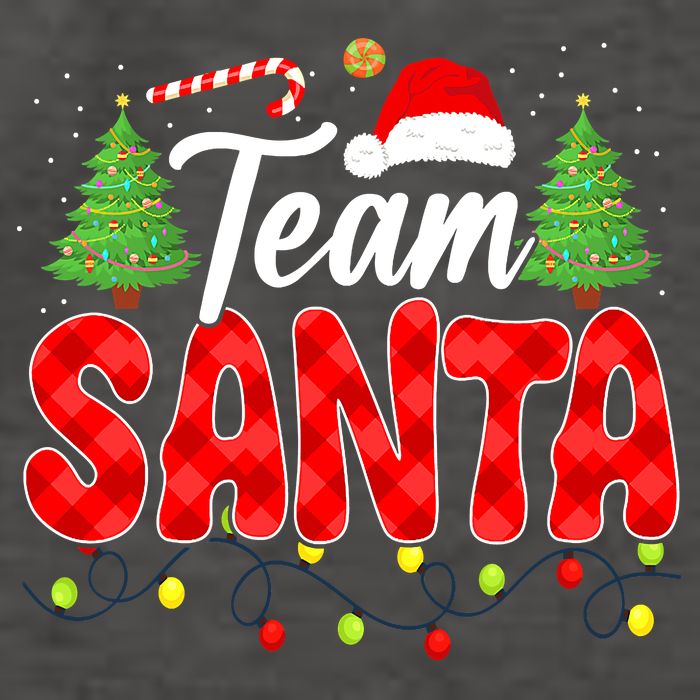 Team Santa Family Group Matching Christmas Pajama Party Vector Backpack