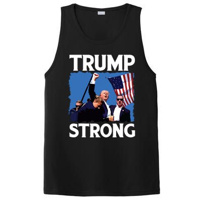 Trump Strong Fist Hand Us Vote Trump 2024 Survives Rally PosiCharge Competitor Tank