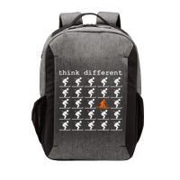 Telemark Skiing Free your Heel Think Different Ski Vector Backpack
