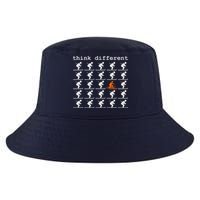 Telemark Skiing Free your Heel Think Different Ski Cool Comfort Performance Bucket Hat