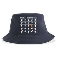 Telemark Skiing Free your Heel Think Different Ski Sustainable Bucket Hat