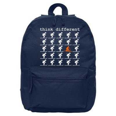 Telemark Skiing Free your Heel Think Different Ski 16 in Basic Backpack