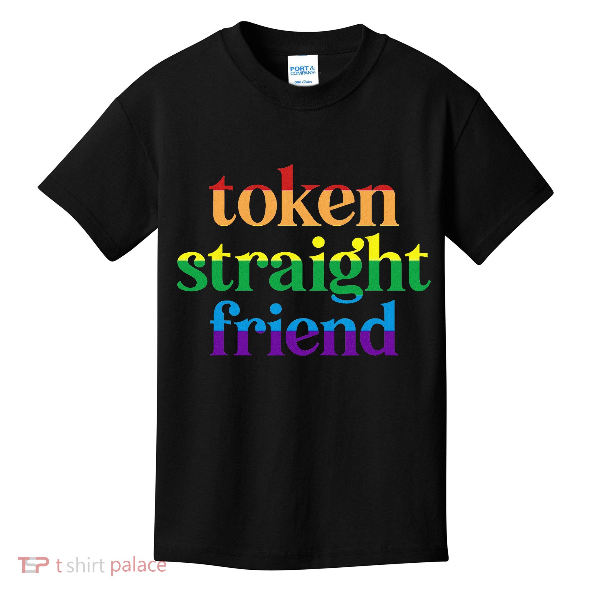 Token Straight Friend Kids T-Shirt