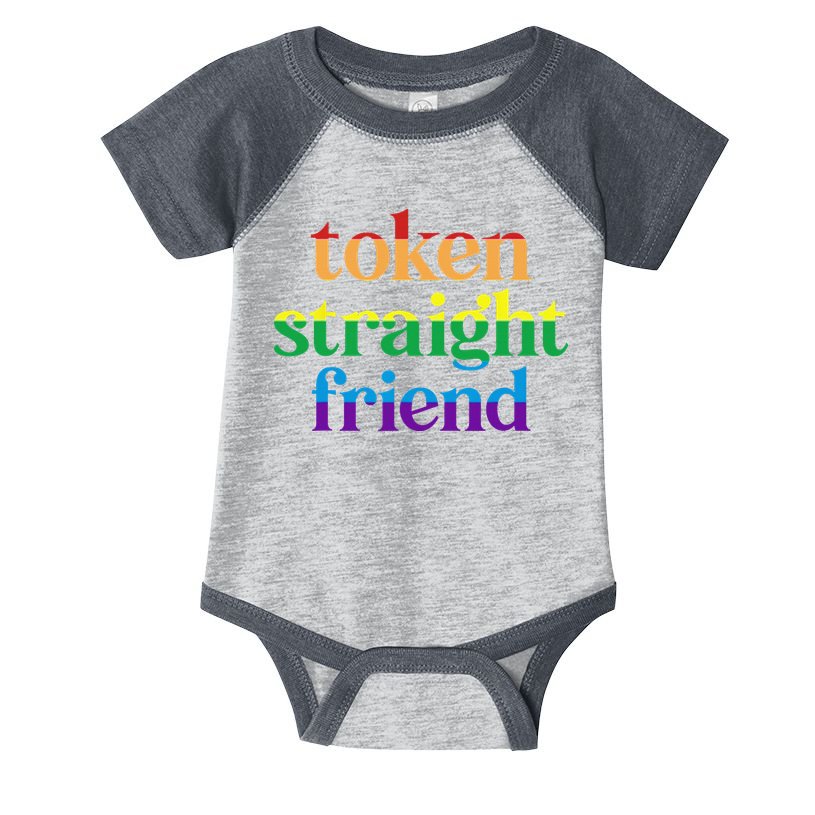 Token Straight Friend Infant Baby Jersey Bodysuit