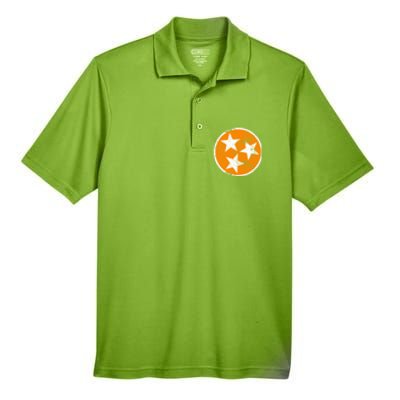 Tennessee State Flag TN Souvenir Football Baseball Sport Fans Men's Origin Performance Pique Polo