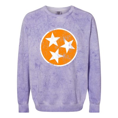 Tennessee State Flag TN Souvenir Football Baseball Sport Fans Colorblast Crewneck Sweatshirt