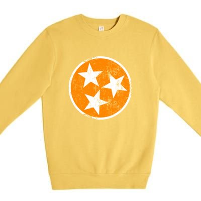 Tennessee State Flag TN Souvenir Football Baseball Sport Fans Premium Crewneck Sweatshirt