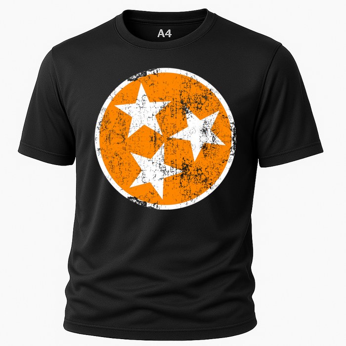 Tennessee State Flag TN Souvenir Football Baseball Sport Fans Cooling Performance Crew T-Shirt