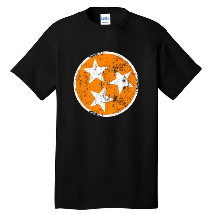 Tennessee State Flag TN Souvenir Football Baseball Sport Fans Tall T-Shirt